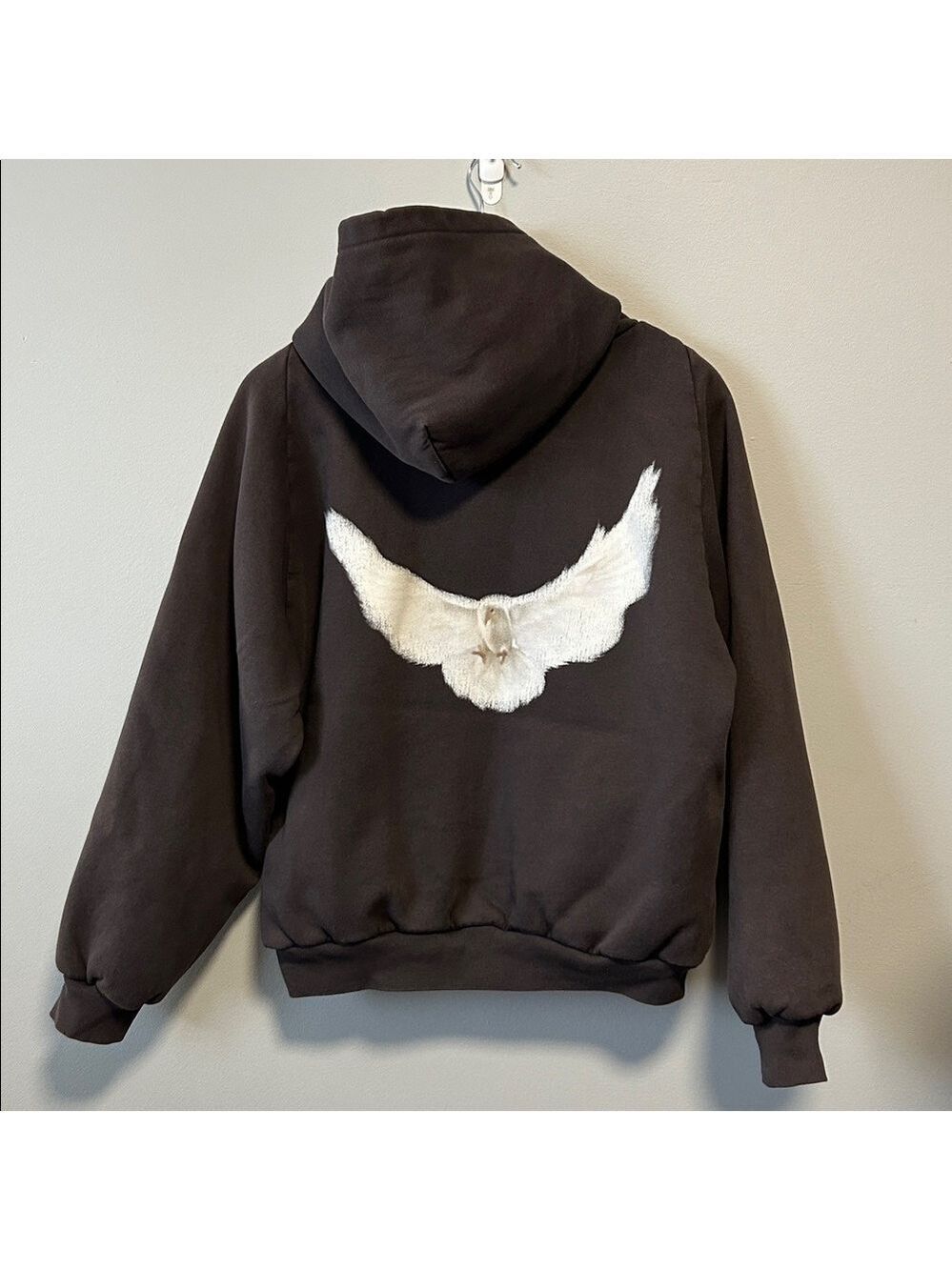 Yeezy Luxury GAP Engineered by Balenciaga Dove Brown Hoodie Small